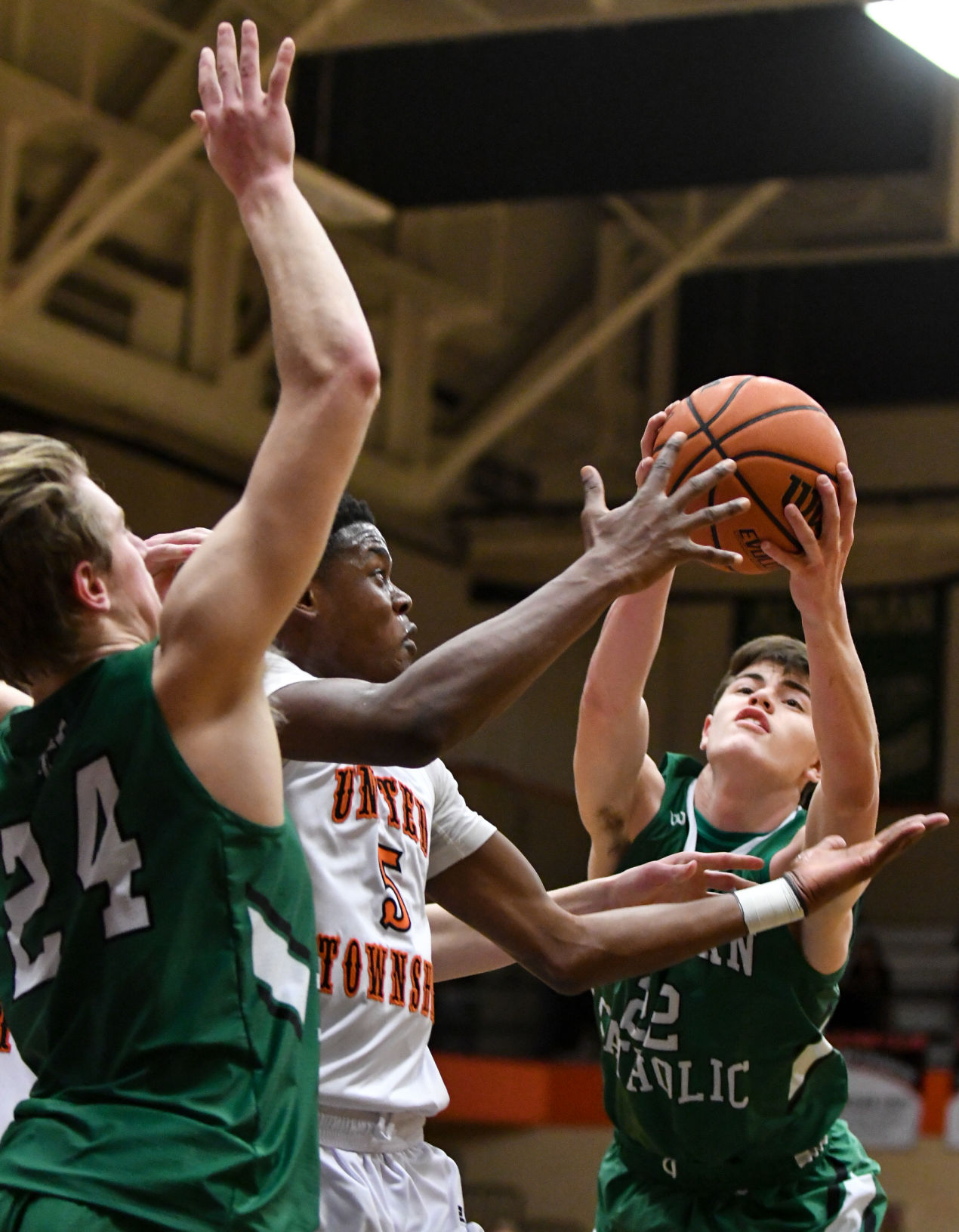 Prep Boys' Basketball: Alleman at United Township